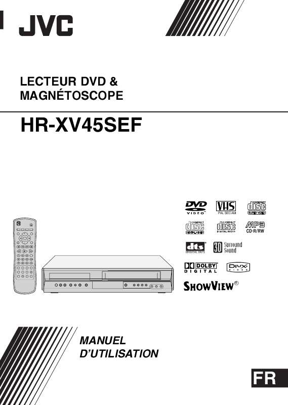 Guide utilisation  JVC HR-XV45SE  de la marque JVC