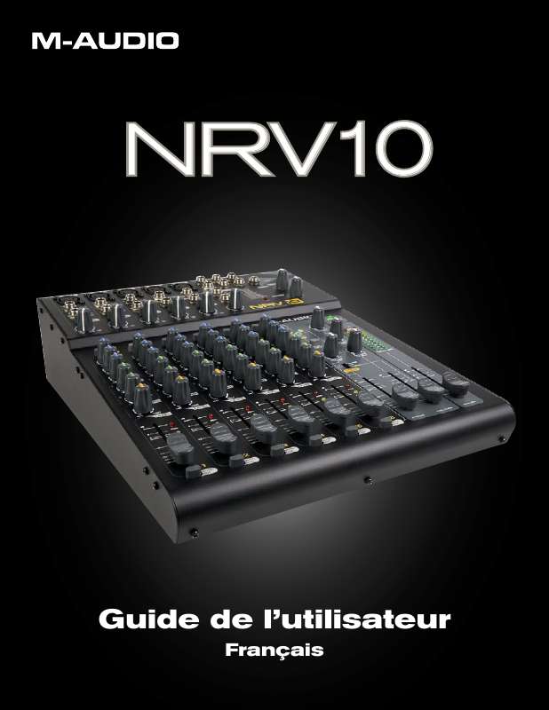 Guide utilisation M-AUDIO NRV10  de la marque M-AUDIO