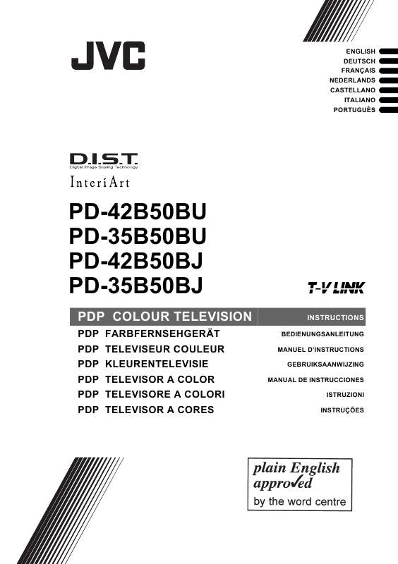 Guide utilisation  JVC PD-42B50BJ  de la marque JVC