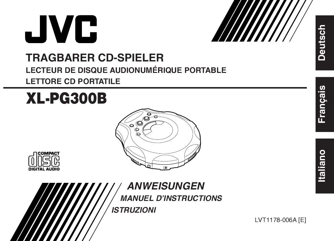 Guide utilisation  JVC XL-PG300B  de la marque JVC