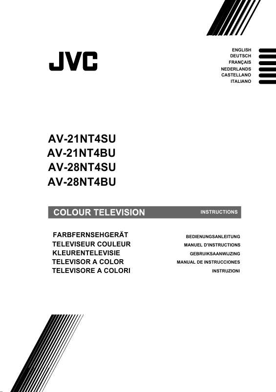Guide utilisation  JVC AV-21NT4SU  de la marque JVC