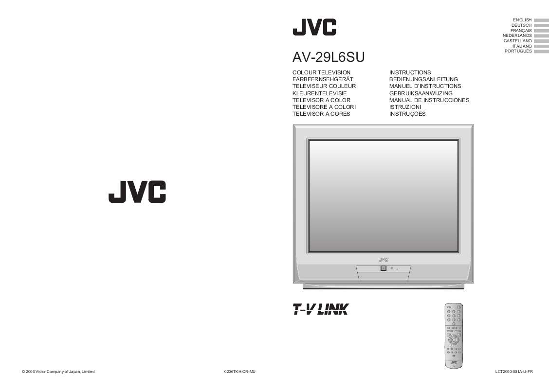 Guide utilisation  JVC AV-29L6SU  de la marque JVC