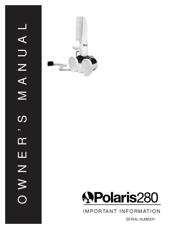 Guide utilisation  POLARIS 280  de la marque POLARIS