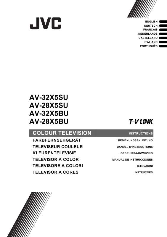 Guide utilisation  JVC AV-28X5BU  de la marque JVC