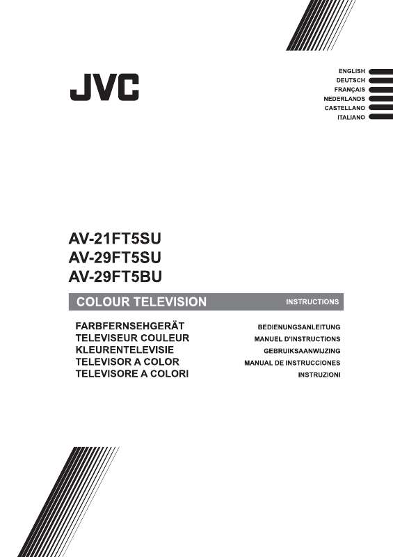 Guide utilisation  JVC AV-29FT5SU  de la marque JVC