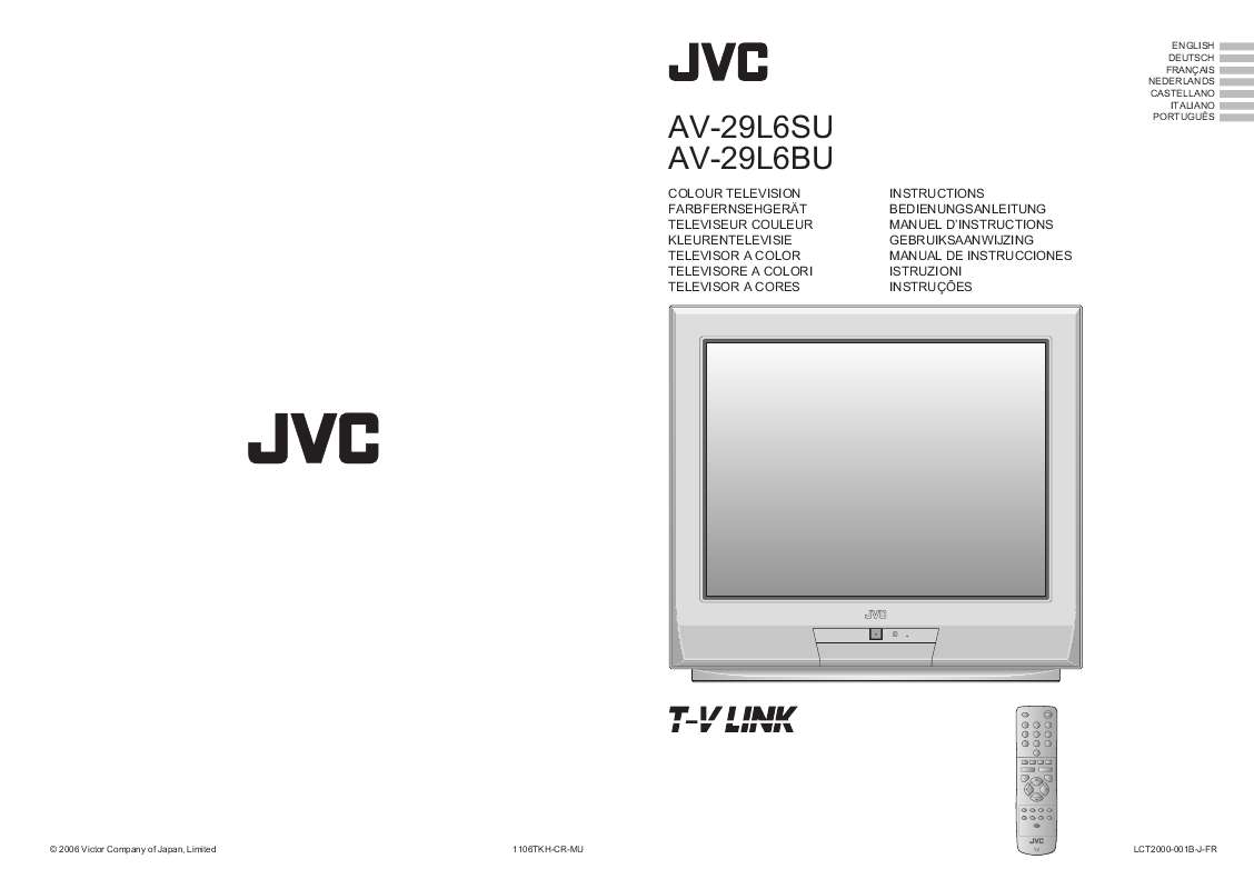 Guide utilisation  JVC AV-29L6BU  de la marque JVC
