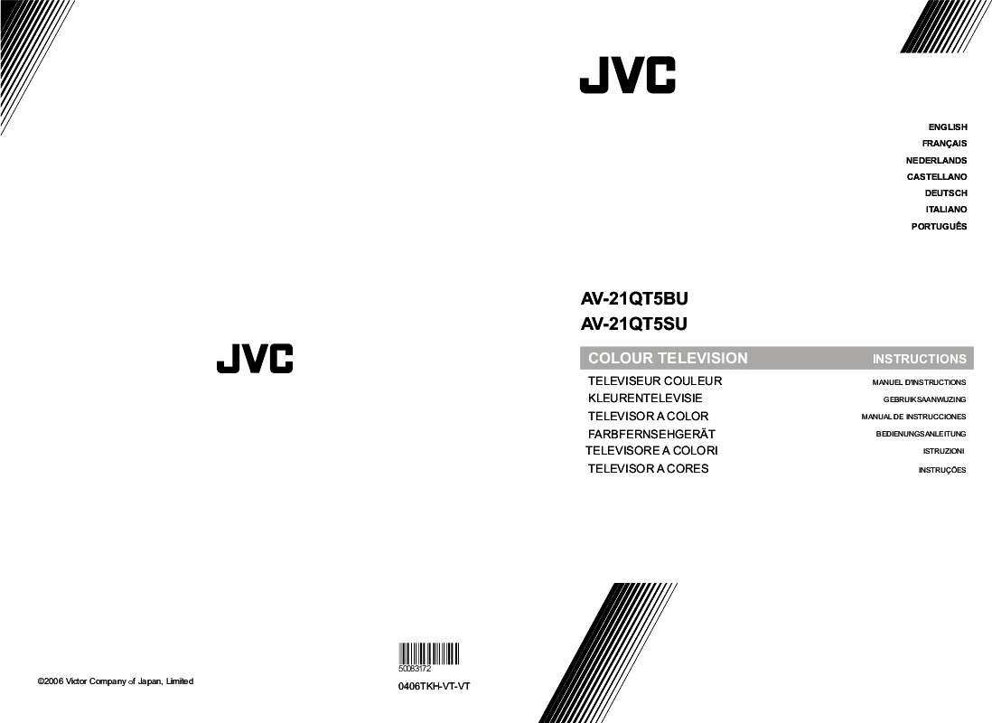Guide utilisation  JVC AV21QT5BU  de la marque JVC