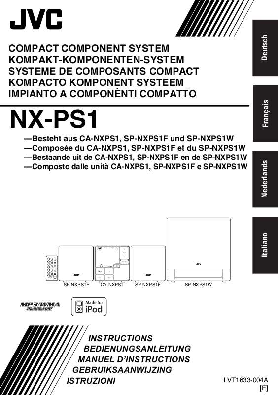 Guide utilisation JVC NX-PS1E  de la marque JVC
