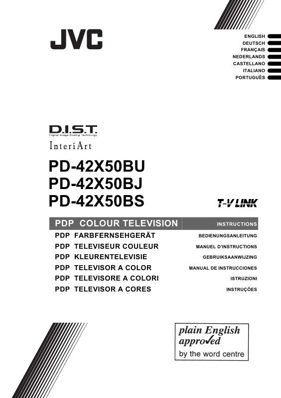 Guide utilisation  JVC PD-42X50BJ  de la marque JVC