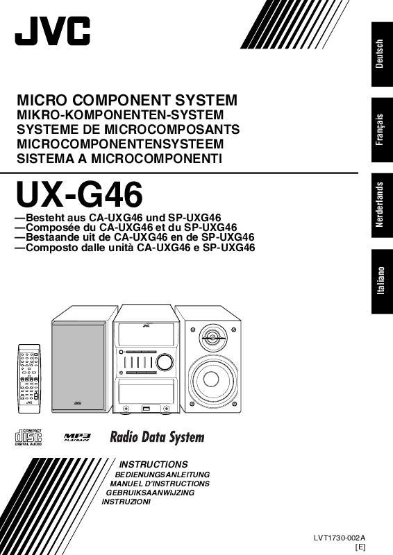 Guide utilisation  JVC UX-G46E  de la marque JVC