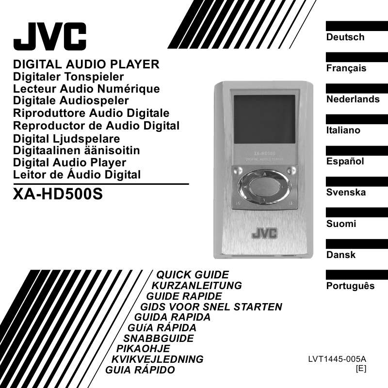 Guide utilisation  JVC XA-HD500S  de la marque JVC