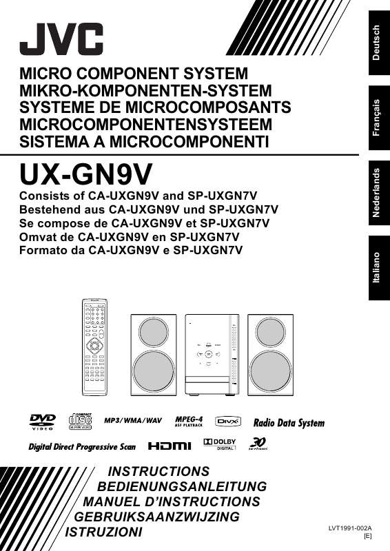 Guide utilisation  JVC UX-GN9V  de la marque JVC