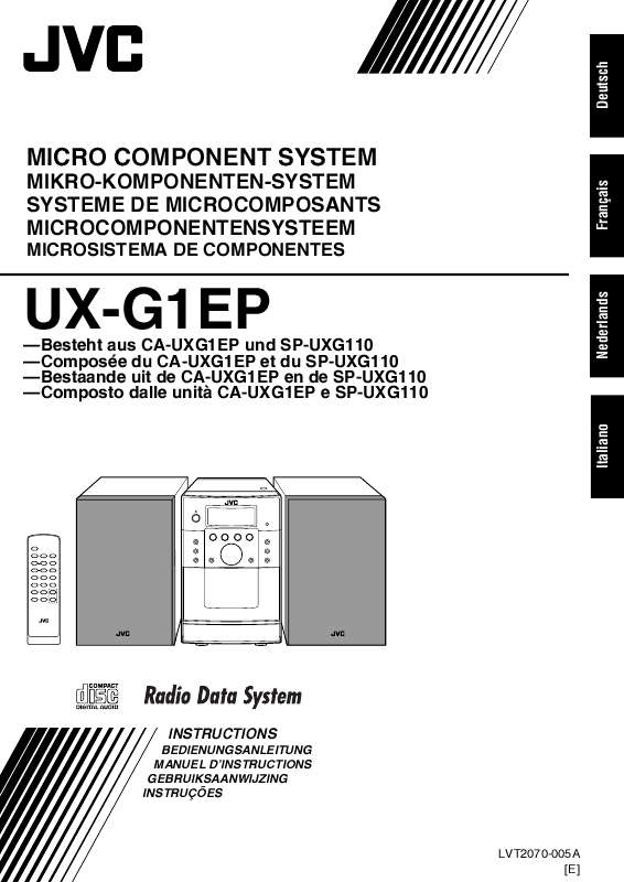 Guide utilisation  JVC UX-GP1E  de la marque JVC