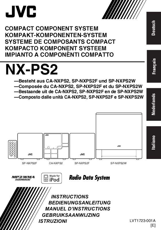 Guide utilisation JVC NX-PS2  de la marque JVC