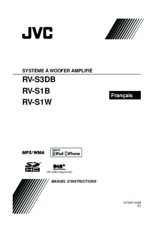 Guide utilisation JVC RV-S1BE  de la marque JVC