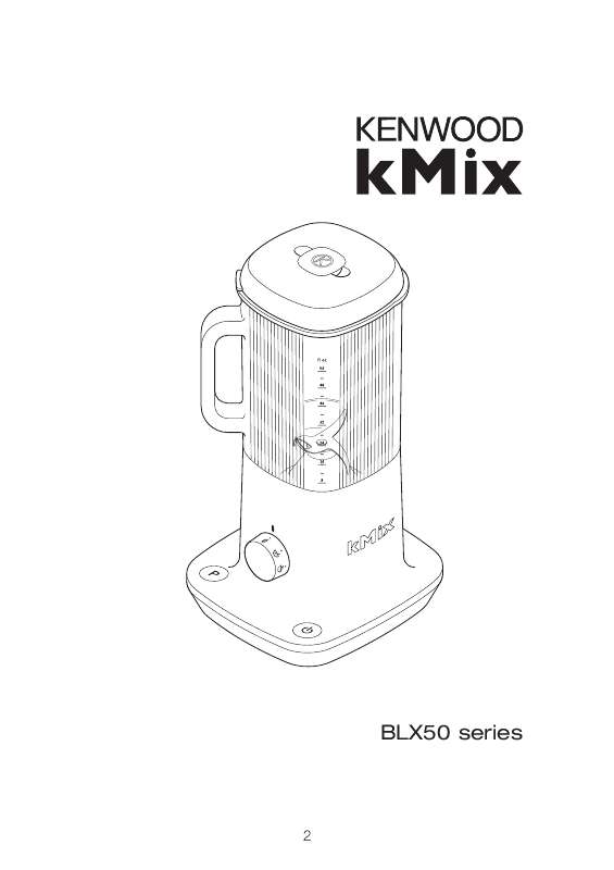 Guide utilisation KENWOOD BLX50  de la marque KENWOOD