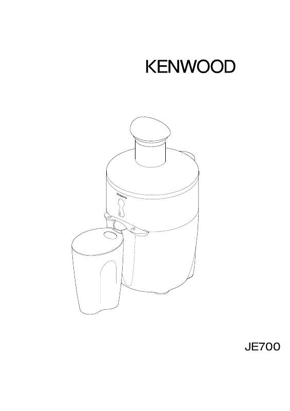 Guide utilisation  KENWOOD JE700  de la marque KENWOOD
