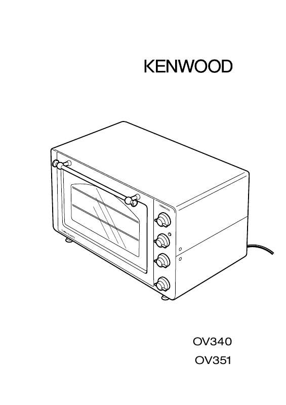 Guide utilisation KENWOOD OV350 de la marque KENWOOD