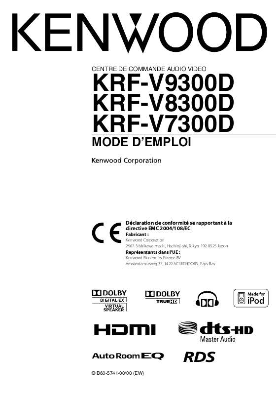 Guide utilisation KENWOOD KRF-7300D  de la marque KENWOOD