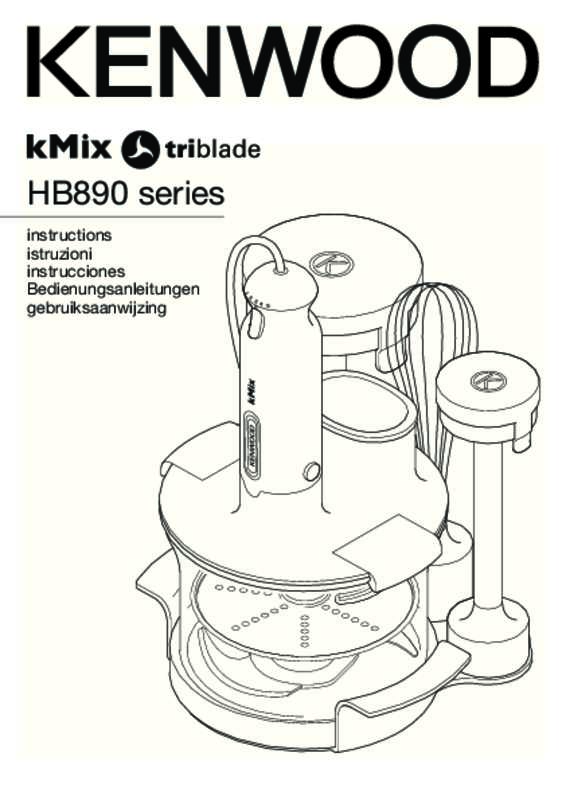 Guide utilisation KENWOOD HB890  de la marque KENWOOD