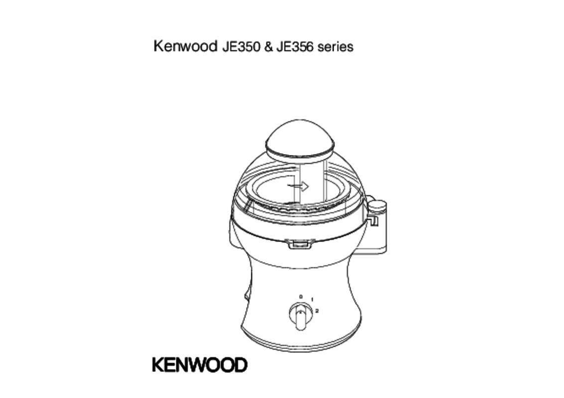 Guide utilisation KENWOOD JE350  de la marque KENWOOD