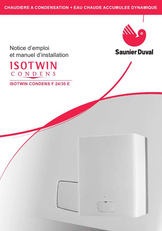 Guide utilisation SAUNIER DUVAL ISOTWIN CONDENS F24  de la marque SAUNIER DUVAL