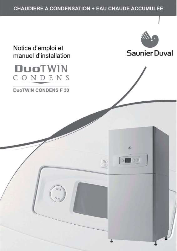 Guide utilisation SAUNIER DUVAL DUOTWIN CONDENS F 30  de la marque SAUNIER DUVAL