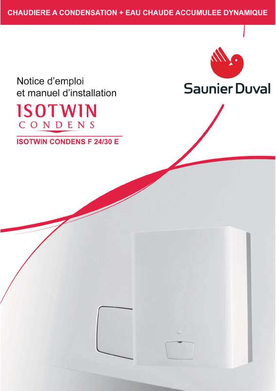 Guide utilisation SAUNIER DUVAL ISOTWIN CONDENS F 24  de la marque SAUNIER DUVAL