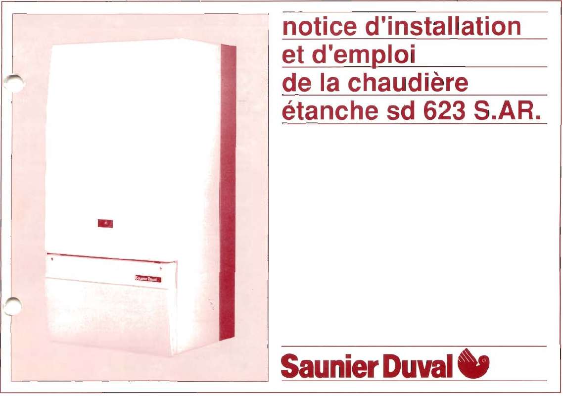 Guide utilisation SAUNIER DUVAL SD 623 S AR  de la marque SAUNIER DUVAL