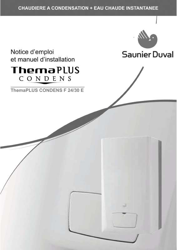 Guide utilisation SAUNIER DUVAL THEMAPLUS CONDENS F 24  de la marque SAUNIER DUVAL