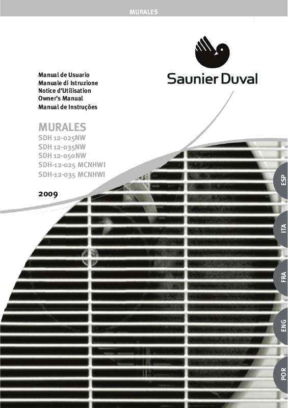Guide utilisation SAUNIER DUVAL SDH 12-025NW  de la marque SAUNIER DUVAL