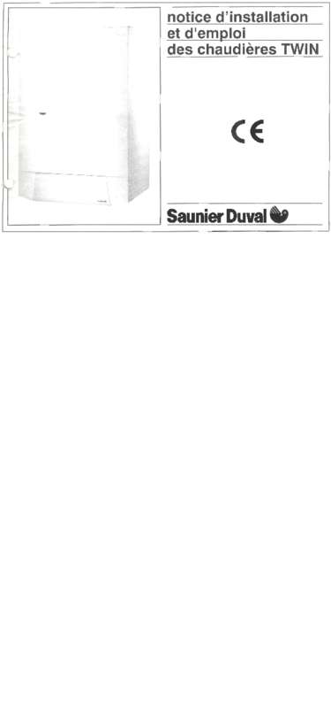 Guide utilisation SAUNIER DUVAL THEMIS TWIN 28E  de la marque SAUNIER DUVAL