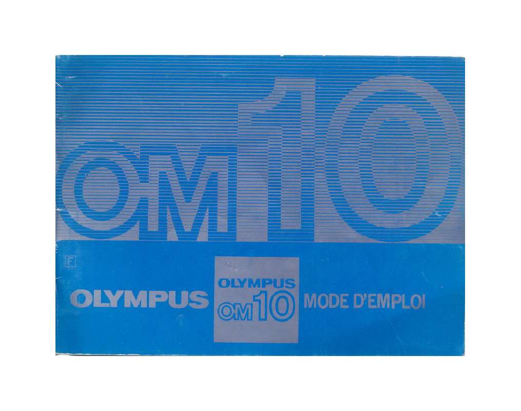 Guide utilisation OLYMPUS OM10  de la marque OLYMPUS
