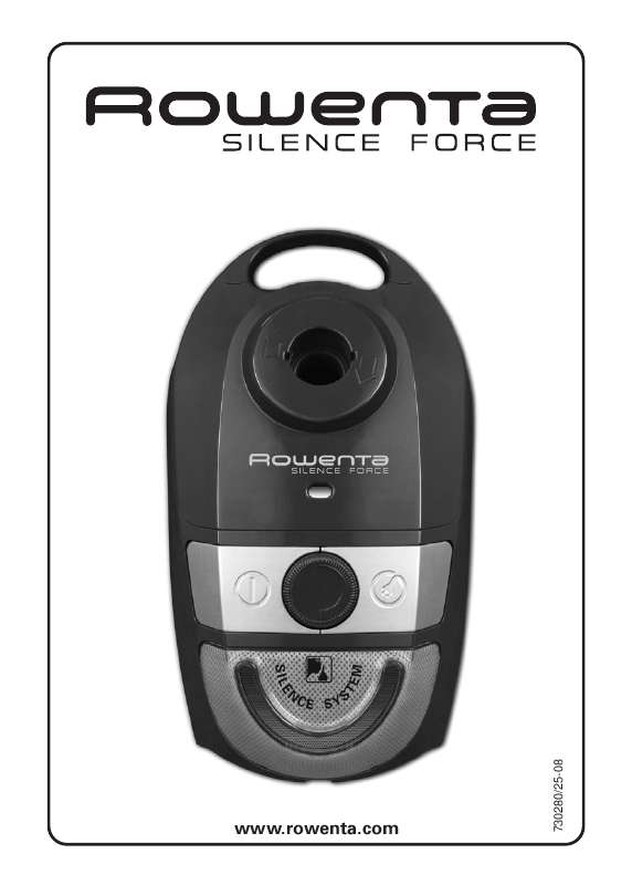 Guide utilisation ROWENTA RO 4520 SILENCE FORCE de la marque ROWENTA