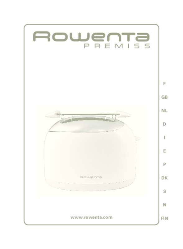 Guide utilisation ROWENTA TT2309  de la marque ROWENTA