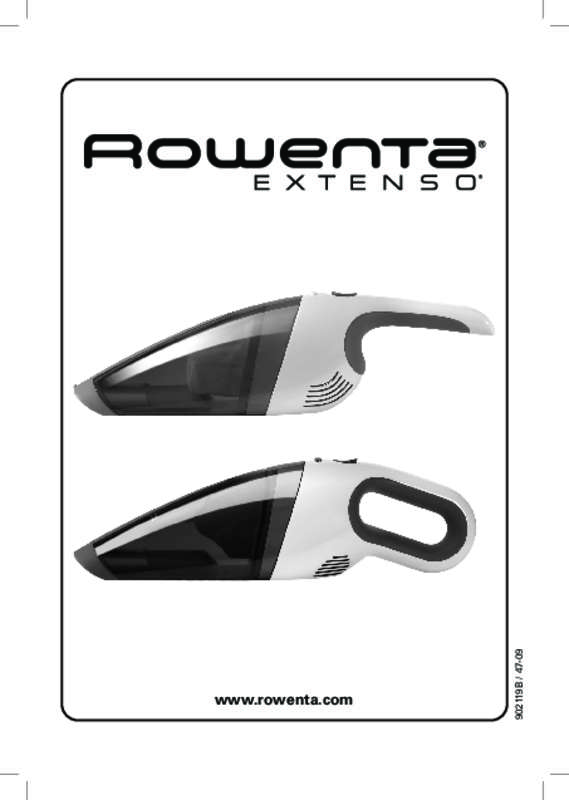 Guide utilisation ROWENTA AC232001 EXTENSO  de la marque ROWENTA