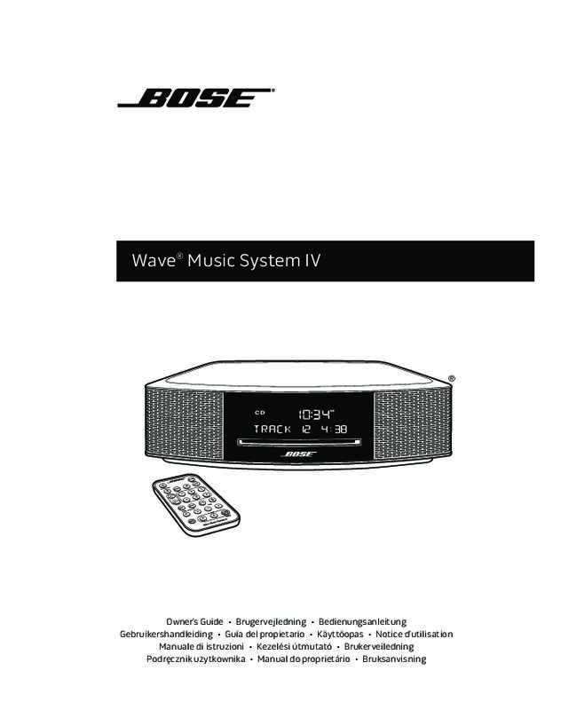 Guide utilisation BOSE WAVE MUSIC SYSTEM IV  de la marque BOSE