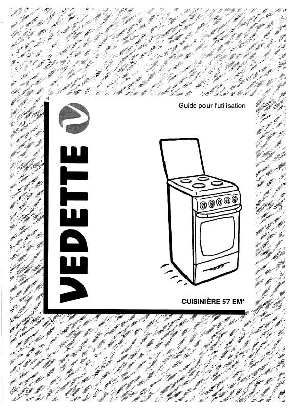 Guide utilisation VEDETTE 58EM  de la marque VEDETTE