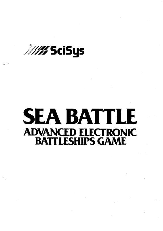 Guide utilisation SAITEK SEA BATTLE  de la marque SAITEK