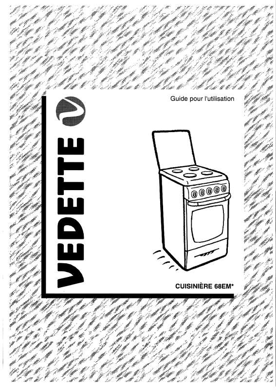 Guide utilisation VEDETTE 68EM  de la marque VEDETTE