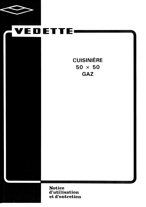 Guide utilisation VEDETTE G5052  de la marque VEDETTE