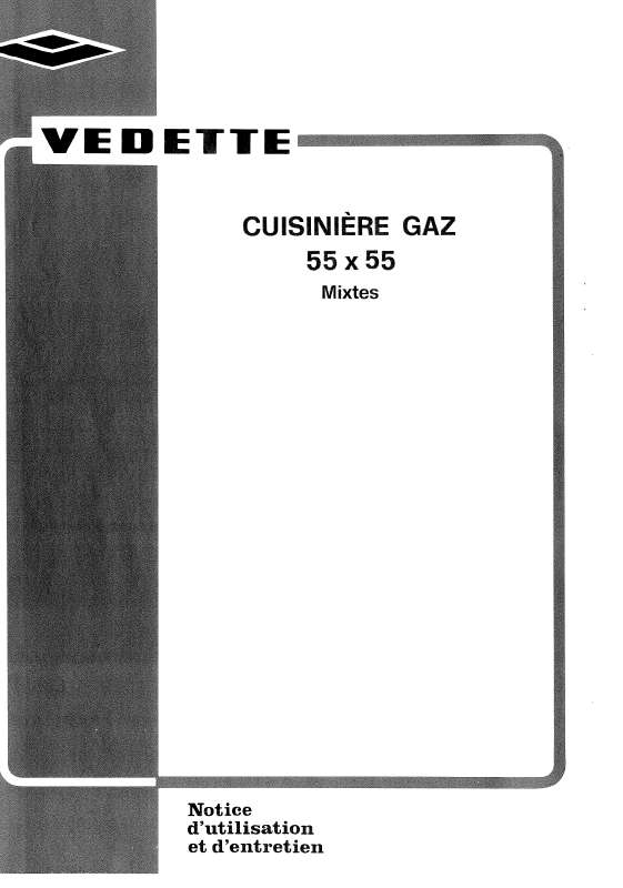 Guide utilisation VEDETTE K5568  de la marque VEDETTE