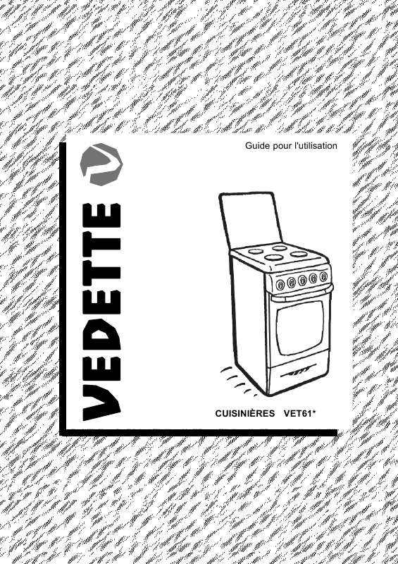 Guide utilisation VEDETTE VET61B  de la marque VEDETTE