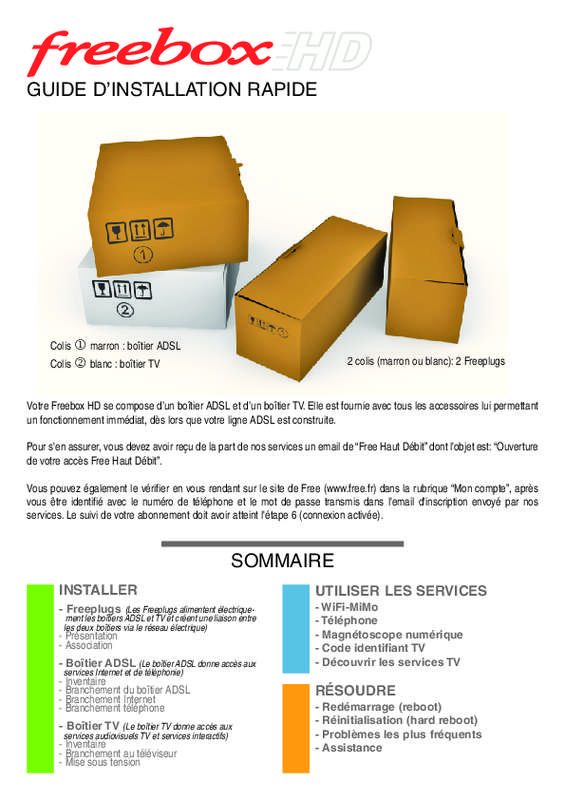Guide utilisation FREE FREEBOX V5  de la marque FREE