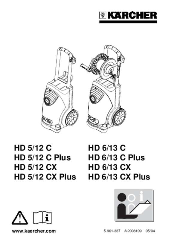 Guide utilisation  KARCHER HD 5 12 CX  de la marque KARCHER