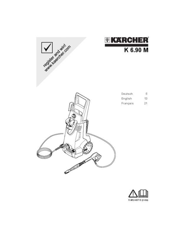 Guide utilisation KARCHER K 6.90 M de la marque KARCHER