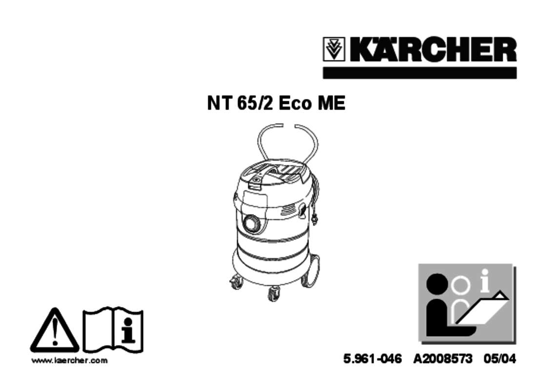 Guide utilisation  KARCHER NT 65 2 ECO ME  de la marque KARCHER