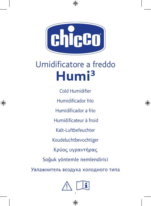 Guide utilisation  CHICCO COLD HUMIDIFIER  de la marque CHICCO