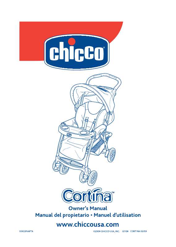 Guide utilisation  CHICCO CORTINA  de la marque CHICCO
