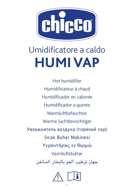 Guide utilisation  CHICCO HOT HUMIDIFIER  de la marque CHICCO